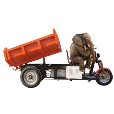 China Construction material stores JinWang ZY-150 electric mining tricycle dump truck in South Africa for sale for sale