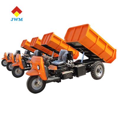 China Jinwang mining/tricycle garden/construction/farm equipment for heavy cargo diesel fuel 3 wheel motorcycle fuel tricycles for sale