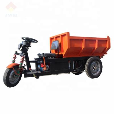 China Equioment Model Jinwang 1-3 Ton Three Wheels Dump 150 Mining Electric Dumper Tricycle for Mining for sale