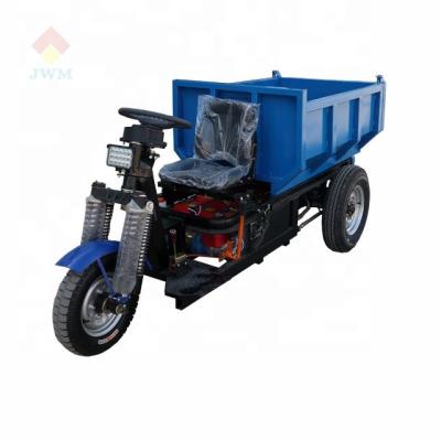 China Coal Jinwang 2 Ton Mini Electric Dumper Three Wheel Dump Tricycle Small Tipper Truck For Mining for sale