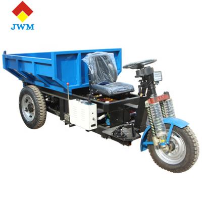 China Jinwang China factory direct sales cargo electric tricycle Mini Dumper Mining Dump Truck building material stores for sale