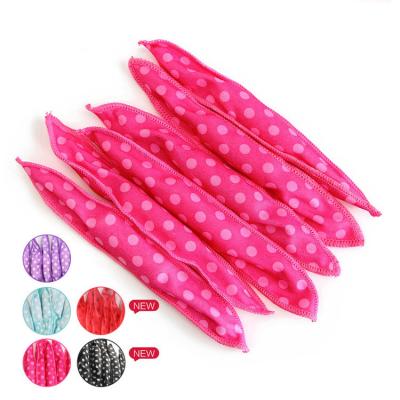 China For Home Use Magic Pillow Cloth Hair Roller For Medium Long Hair, Flexible Foam Sponge No Heat Night Hair Curlers for sale