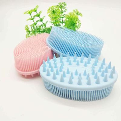 China All New Natural Idea Food Grade Factory Customized Silicone Bubble Bath Brush OEM ODM Silicone Bath Body Brush for sale