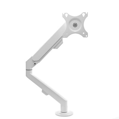 China Cost Effective Adjustable Aluminum Monitor Arm Desk Mount Stand Shock Absorber Single Monitor Arm for sale