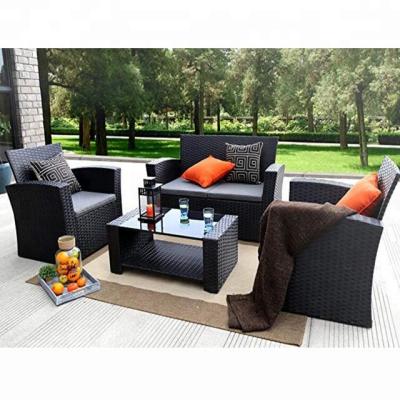 China Hot sale PE wicker chair waterproof outdoor furniture with gray umbrella chair garden funiture with umbrlla for sale