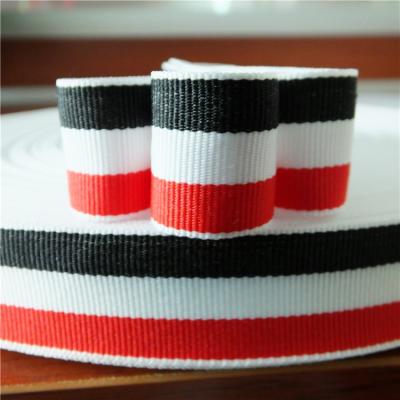 China Factory Wholesale Elastic Thicken Woven Ribbon FFY Custom Colorful Webbing For Medal for sale