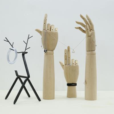 China Other high quality wooden bracelet jewelry display stand hand mannequin for sale for sale