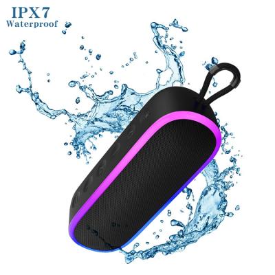 China Portable Phone Function IPX7 Waterproof 20W Radio With Loud Bass Stereo Speaker for sale