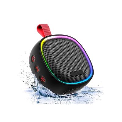 China Phone Function IPX6 Type C Charging Wireless Outdoor Waterproof Round Speaker for sale