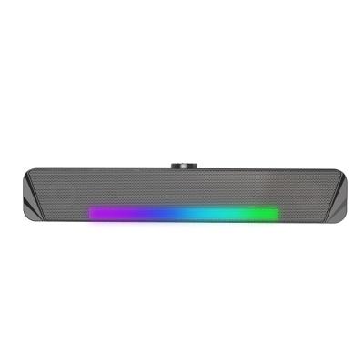 China Mini System Custom 2.0 led soundbar speaker lightweight wireless computer for sale