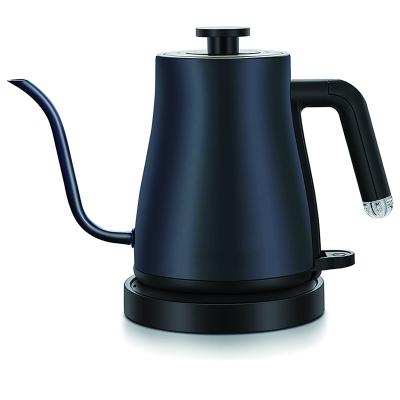 China 360 Degree Rotating Electric Gooseneck Base 304 Stainless Steel Coffee And Tea Kettle for sale