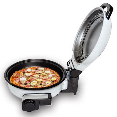 China Hotel 12 Inch High Portable Electric Electric Grill Pizza Maker Stone Heating Oven for sale