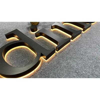 China LED Luminous Characters Acrylic Borderless Luminous Logo Door Sign Luminous Character Logo for sale