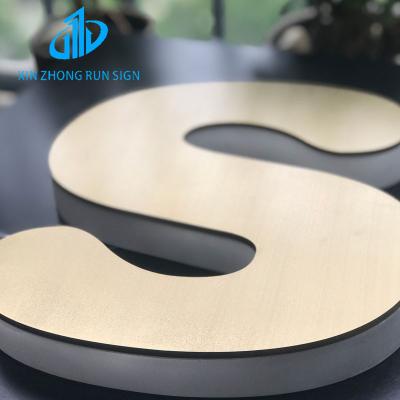 China Wholesale Waterproof 3d  Stainless Steel Letter Signs  Led Backlit  Illuminated Sign for sale