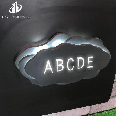 China Signage Factory 3d Acrylic Outdoor Customized Lit Logo Channel Led Letter Lighted Box Aluminum Lighting Letters for sale