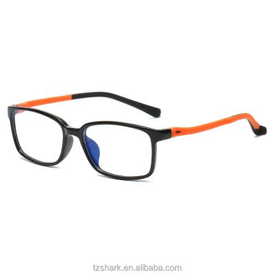 China Anti Glass Blue Light Glasses 2021 Wholesale Retail Exported Amazon Tr90 Kids Blue Light Glasses Metal Anti Glass Light Special Hinge Rubber For Kids for sale