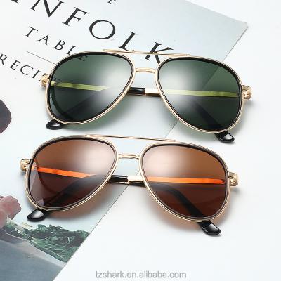 China 2021 Stylish New Arrival Sunglasses Metal Sun Shades Adults Shape Sun GlassesFor Unisex Men For Ladies for sale