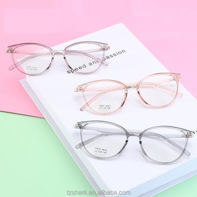 China 2021Fashion Adult Glasses Tr90 Circular Glasses Frame Adults Spectacle Glasses Frame For Women Men for sale