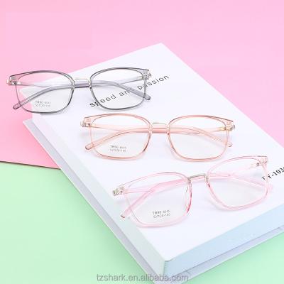 China 2021New Glass Good Quality Fashion Rectangle Tr90 Glasses Adults Frames Adult Spectacle Glass Frame for sale