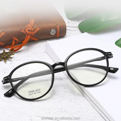 China 2021 New Adults Round Tr90 Glass Optical Frame Adult Show Glass High Quality Hot Selling Frame for sale