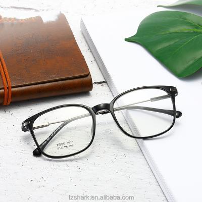 China Adults Glass Fashion New Round Frame Tr90 Optical Adult Spectacle Glasses Frame For Women Men for sale