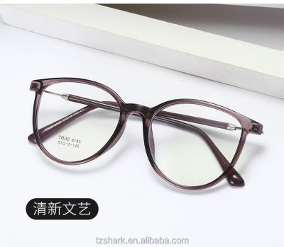 China 2021 Adults Glass Fashion Metal Round Optical Frame Tr90 Adults Show Glass Frame for sale