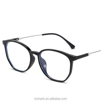 China Trendy Glasses 2021 Hot Selling Adult Blue Light Glasses TR90 Fashion Glasses Spectacle Anti Frame For Adults for sale