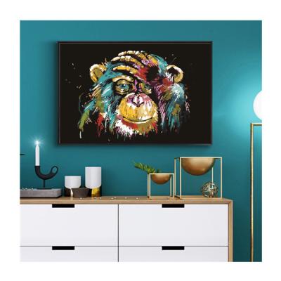 China Wholesale Custom Painting Personalized Wooden Frame Painting Canvas Artist Home Decoration DIY Customization Adult Costume Cute Puppy Digital Animal for sale