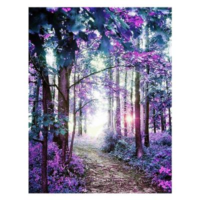 China New DIY5D Diamond Painting Classic/Postmodern Landscape Alpine Trees for sale