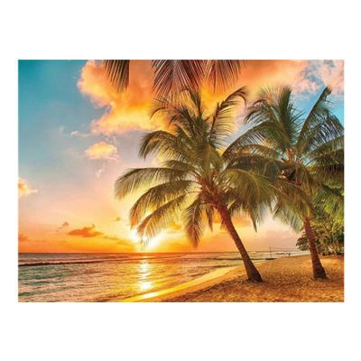 China Wholesale New Factory Classic/Postmodern DIY Diamond Painting Seaside Scenery Sunset Sunset Painting Set for sale