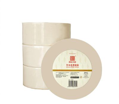 China Water Absorption OEM 100% Jumbo Roll Bamboo Unbleached Compostable Toilet Paper for sale