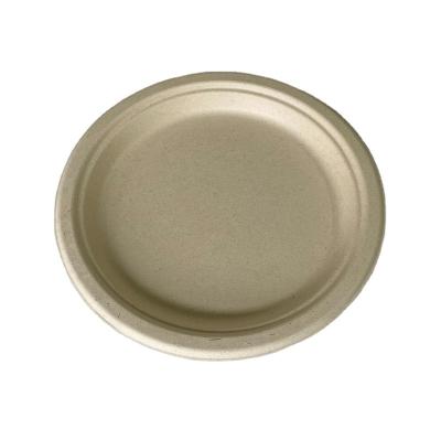 China Within 90 Days Biodegradable Compostable Biodegradable Packaging Bagasse Pulp Disposable Wedding Fruit Dishes Set Tableware for sale