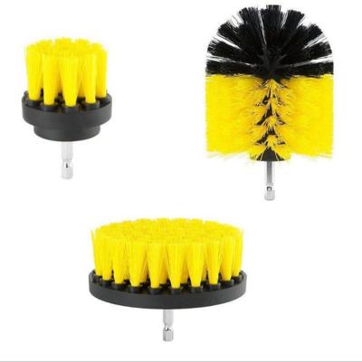 China Wholesale 3pcs Power Drill Scrubber Stocked Electric Cleaning Plastic Brush for sale