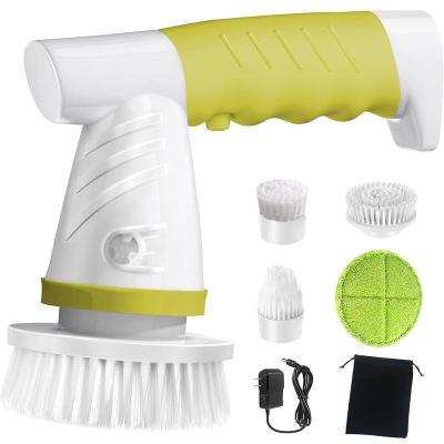 China Household Appliances Rechargeable Electric Kitchen Scrubber Stocked Glass Cleaning Brush for sale