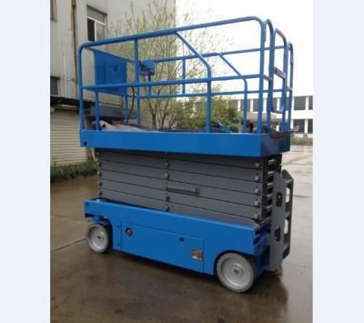 China 13.8m Self-Propelled Scissor Lift Platfrom With Firm Fixed Guardrails for sale