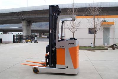 China Stepless speed control Electric Reach Truck with Tilting , Reaching and Battery Side Extraction for sale