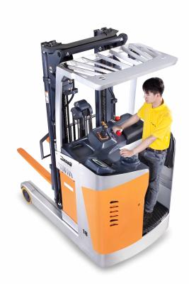 China Electric Hydraulic reach truck hire 1.8 Ton , 7.2m Maximal Lifting Height for sale