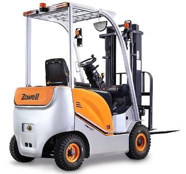 China Four Wheels Electric Counterbalance Forklift , reach truck rental easy steering for sale