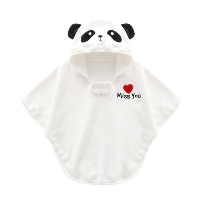 China Panda Design Baby Hooded Towel High Quality Organic Bamboo Child Safe Baby Bath Towel With Hood for sale