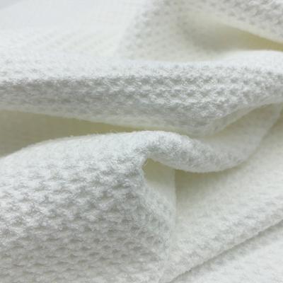 China Disposable White Waffle Weave Microfiber Wash Station Cleaning Towel Hair Face Hand Bath Custom Kitchen Towels for sale