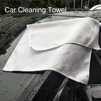 China Disposable Waffle Weave Auto Microfiber Towels Drying Towels Waffle Weave Towels For Car Cleaning for sale