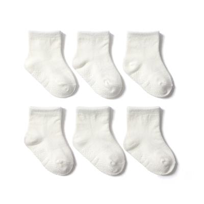 China 2021 Best Seller Breathable Infant Soft Cotton Anti-slip Breathe Free Baby Kids Socks for sale