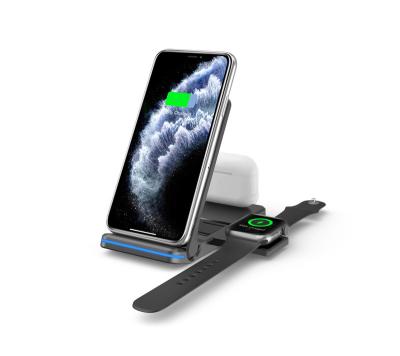 China 15W Wireless Charging Station OEM ODM Guany Z6E Foldable Magnetic Station Holder ODM Wireless Charging Station for sale