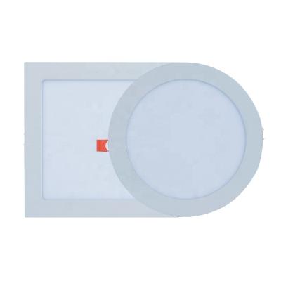 China Modern Energy Saving Thick Frame Housing Surface Mounted 6W 18w Round Plate Led Panel Light Ceiling for sale