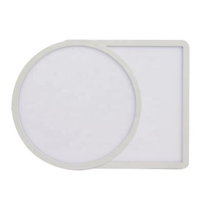 China Modern Wholesale Price 3000k 4000k 6000k 12w 18w White Surface Mounted Round Flat Back Smart Led Ceiling Panel Light for sale