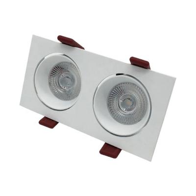 China Outdoor Office 7w Multi Square Shape Modern Commercial Lighting Dimmable Led Recessed Downlight for sale