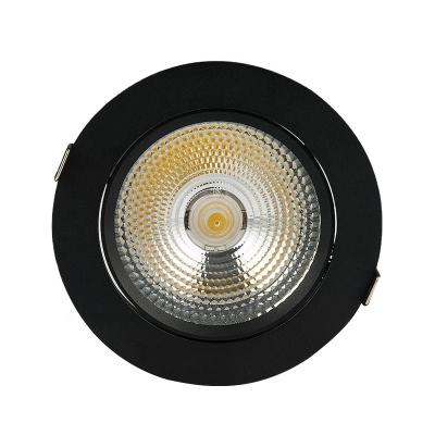 China Commercial Modern Adjustable Angle 3000k 4000k 6000k Hotel 5w 10w 15w 20w Cob Angle Graphite Desk Down Light for sale