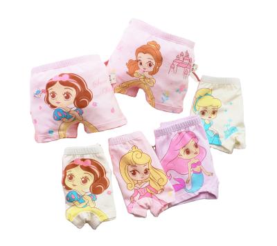 China Cotton Girls Boxer Briefs Pants Breathable Princess Soft Panties Combed Hot Underwear Set Girl Fashion Clothes Baby Underwear for sale