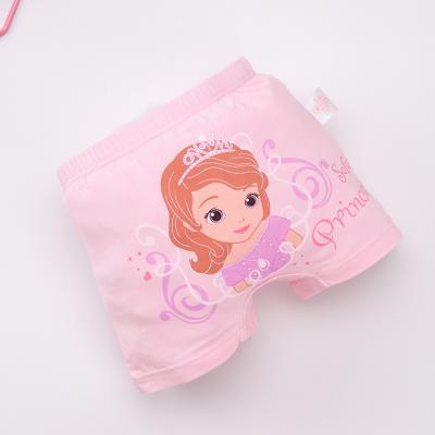 China Breathable New Design Eco-Friendly Underwear Panties Print Cute Cartoon Little Girl Boxers Briefs for sale