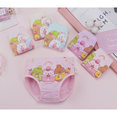 China Wholesale Cute Cartoon Patterns Girls Children Kids Underwear Baby Panties Breathable for sale